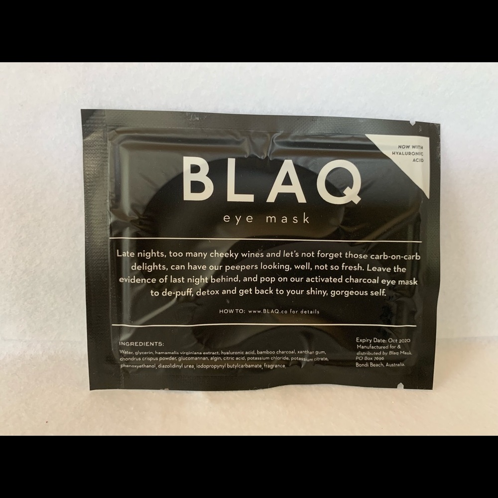 Blaq eye mask